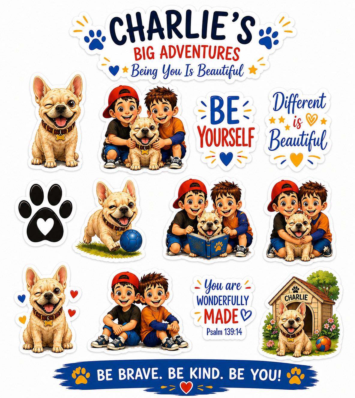 Charlie's Sticker Sheets (2)